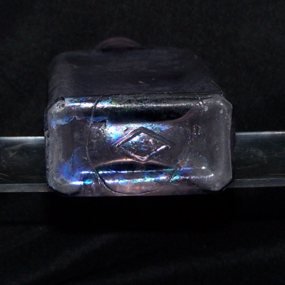 VTG- Foley & Co. Embossed Clear Glass Medicine Bottle - Picture 6 of 7